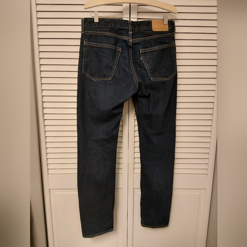Levi's Men's Made And Crafted Slim Jeans in Dark Indigo - Picture 4 of 10